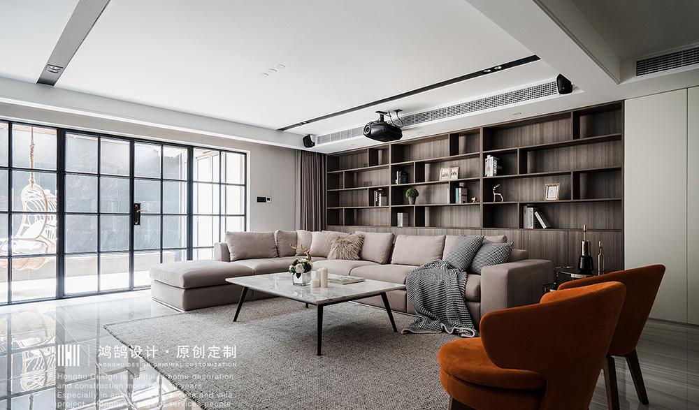 上海别墅三代同堂雅居,高级灰搭配轻奢风-17