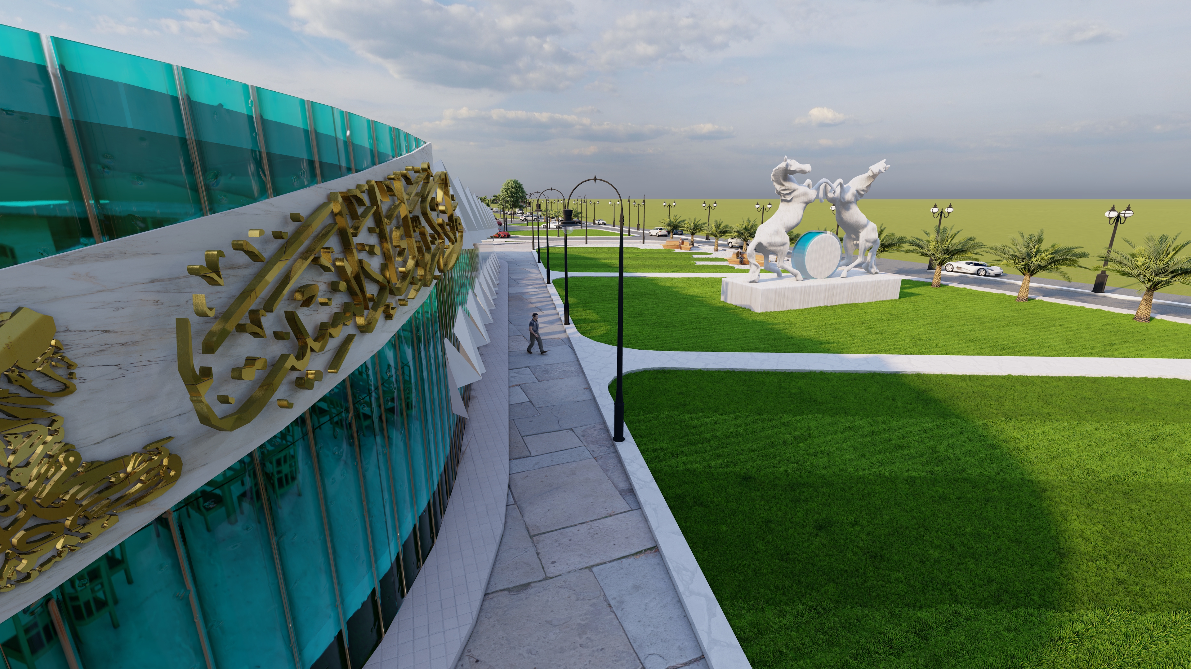 GRADUATION PROJECT ( ISLAMIC MUSEUM IN NEW RASHID )-13