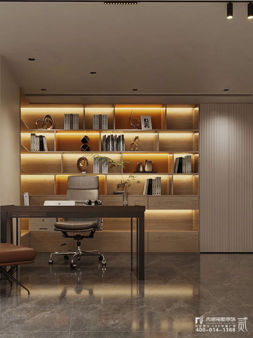 云河玉陛 x 尚层作品 | 300㎡现代简约住宅,探索生活,向心而居!-28