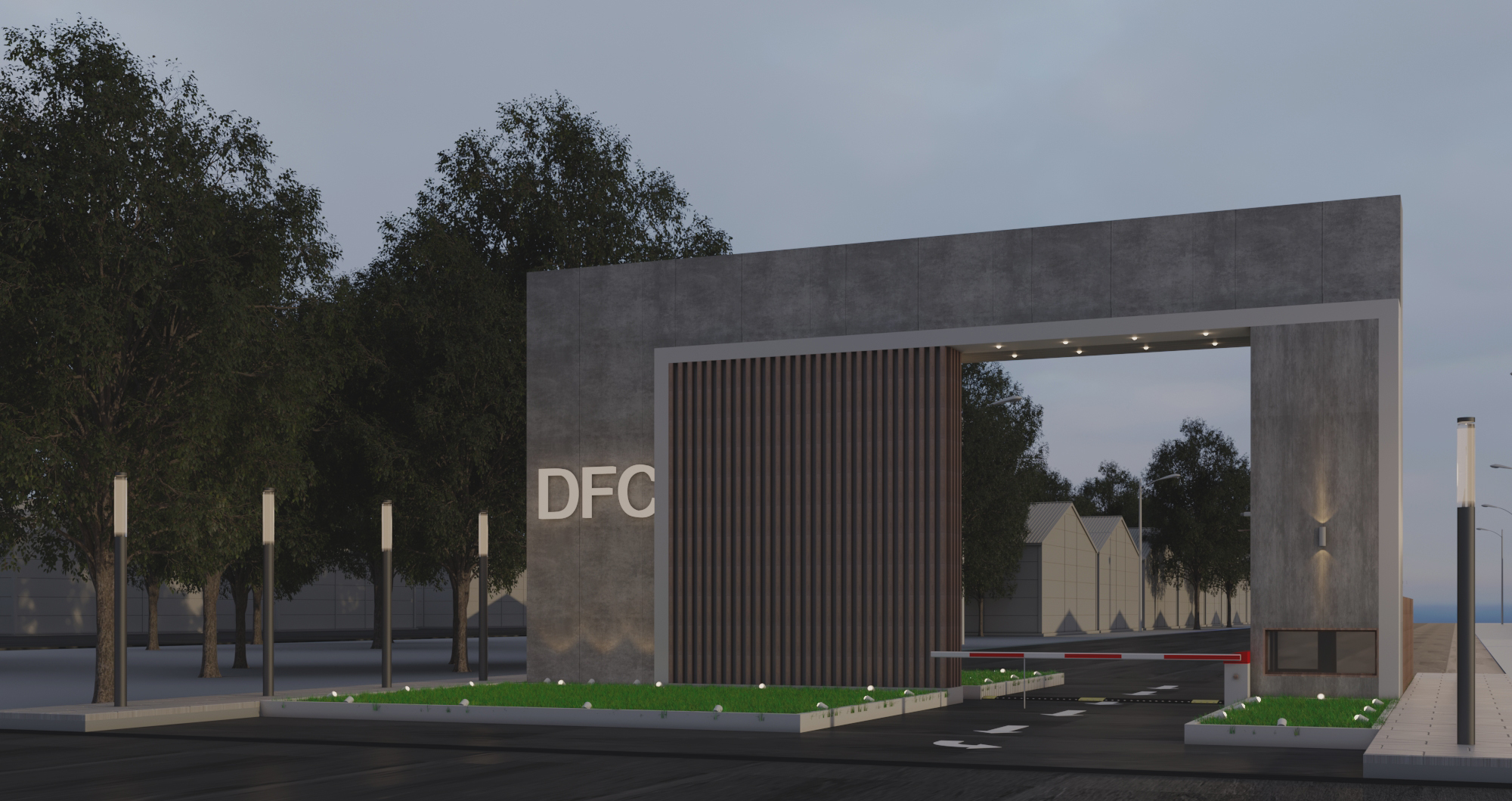 2 gates design for Damietta furniture city(Competition)-2
