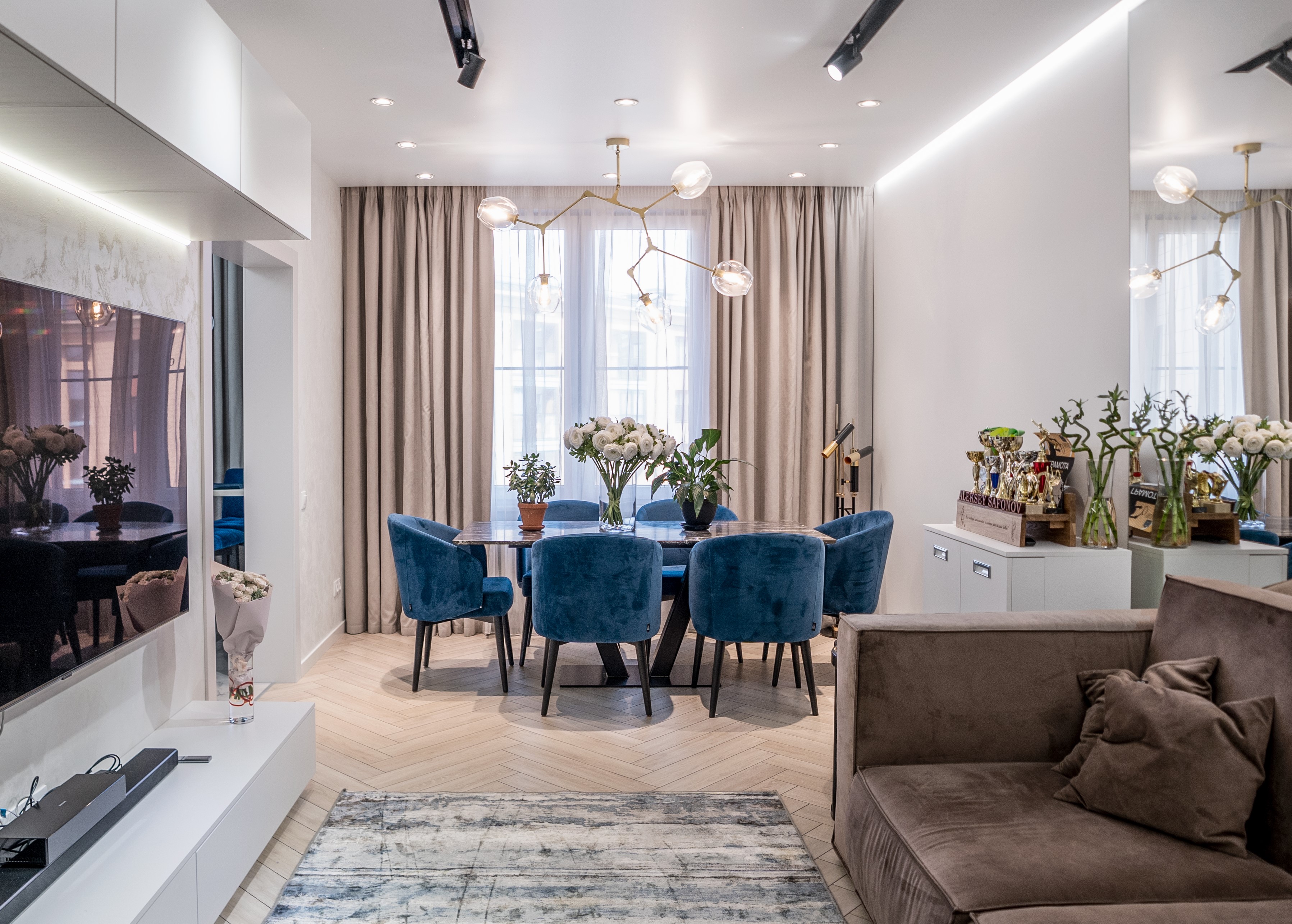 公寓室内设计丨Студия дизайна и ремонта Katushhha-3