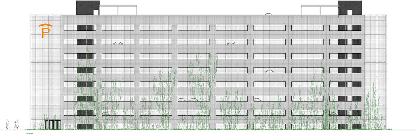 奥尔堡东港G2停车楼,丹麦 / Sangberg-44