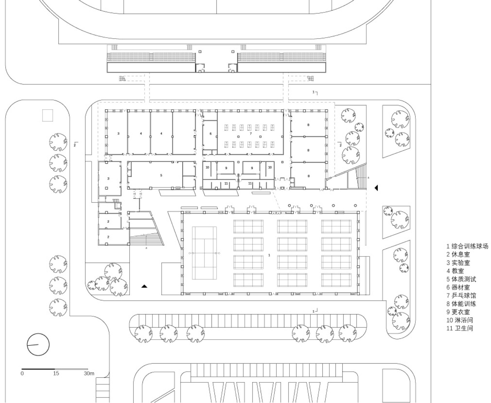 塔里木大学新校区风雨操场丨中国阿拉尔丨中国建筑设计研究院有限公司等-58