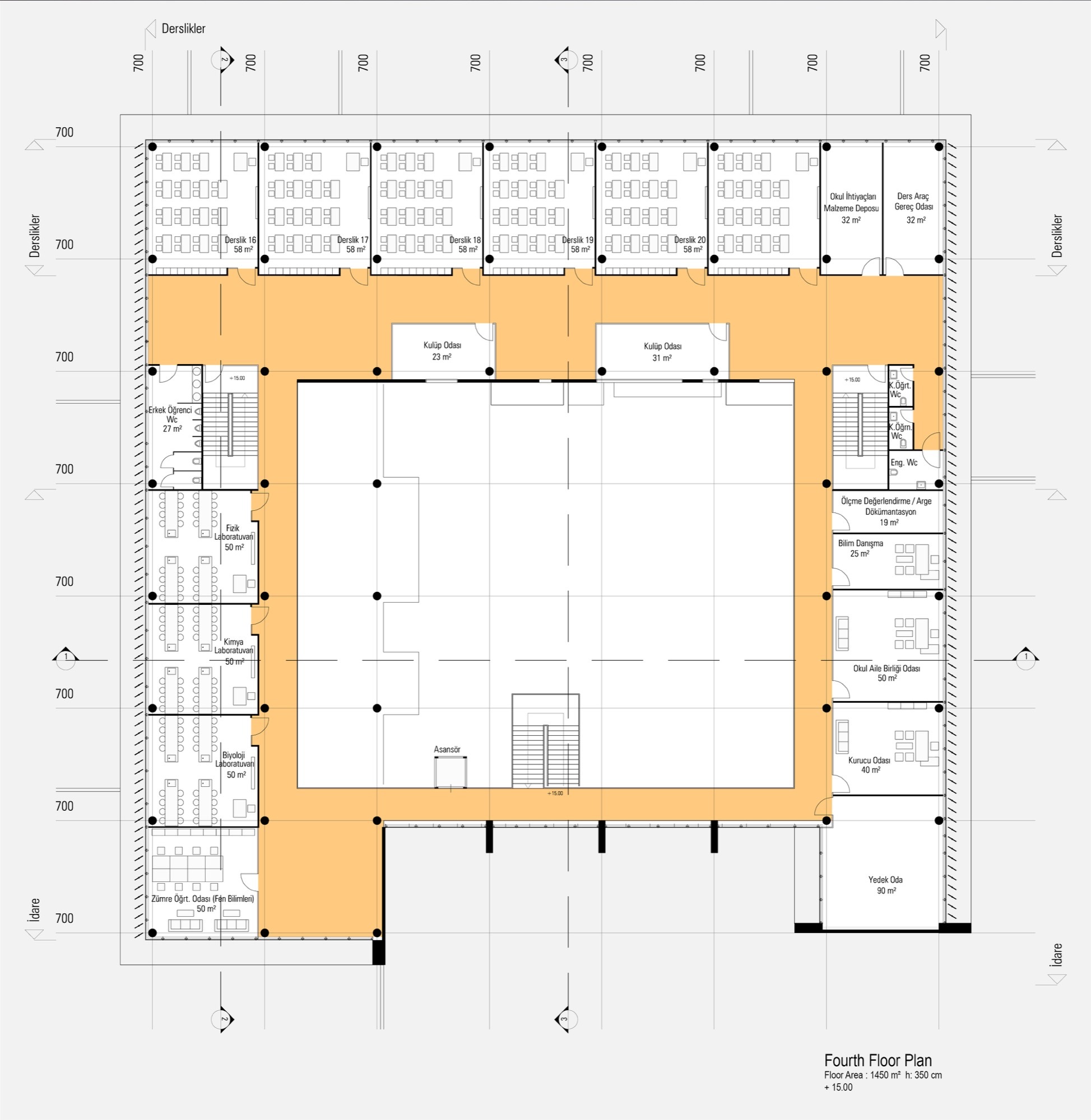 土耳其 AOIZ Nedim Uysal 私立高中 Technical and Industrial High School building-4