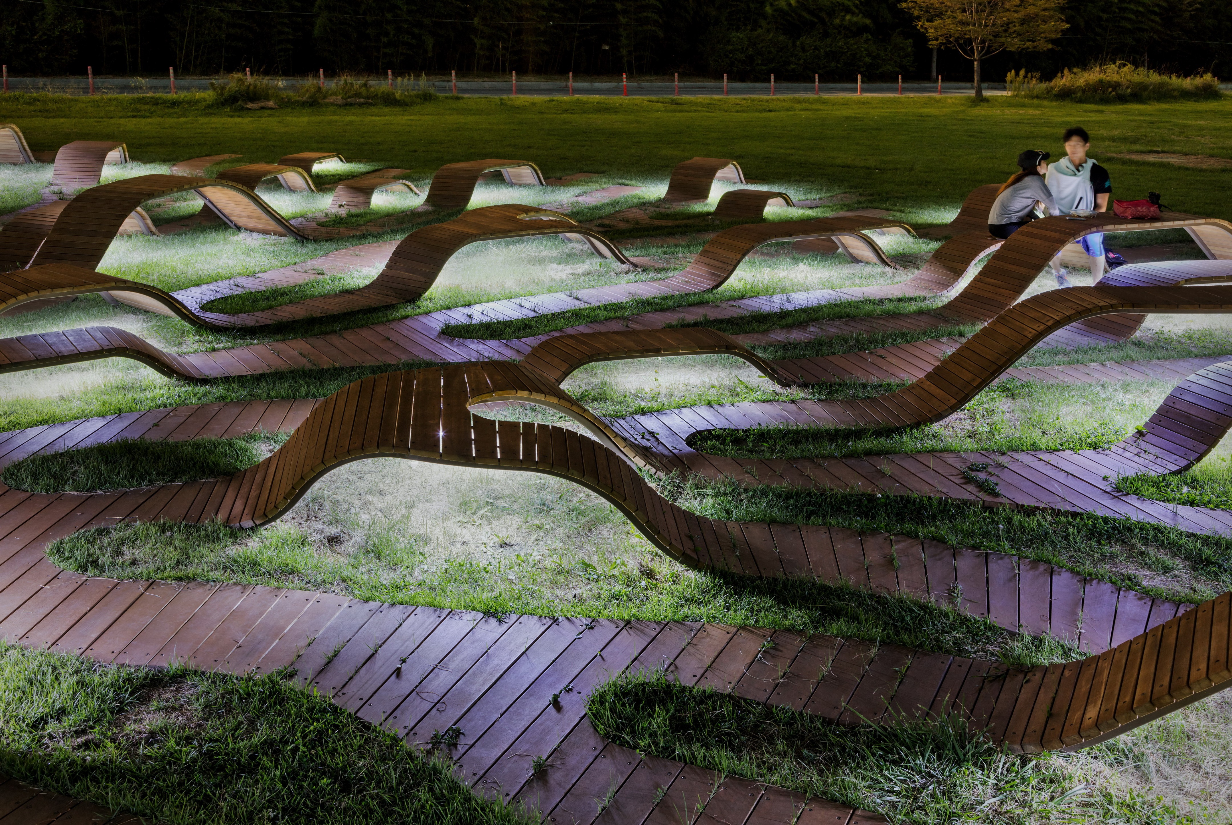 首尔汉江艺术公园“Root Bench”丨韩国首尔丨Yong Ju Lee Architecture-29