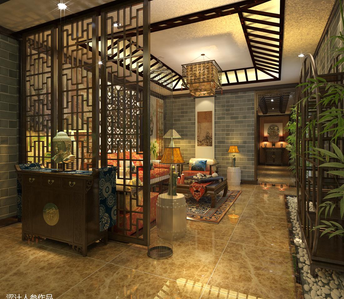 新中式足浴休闲会所设计，古韵与现代的完美融合-0