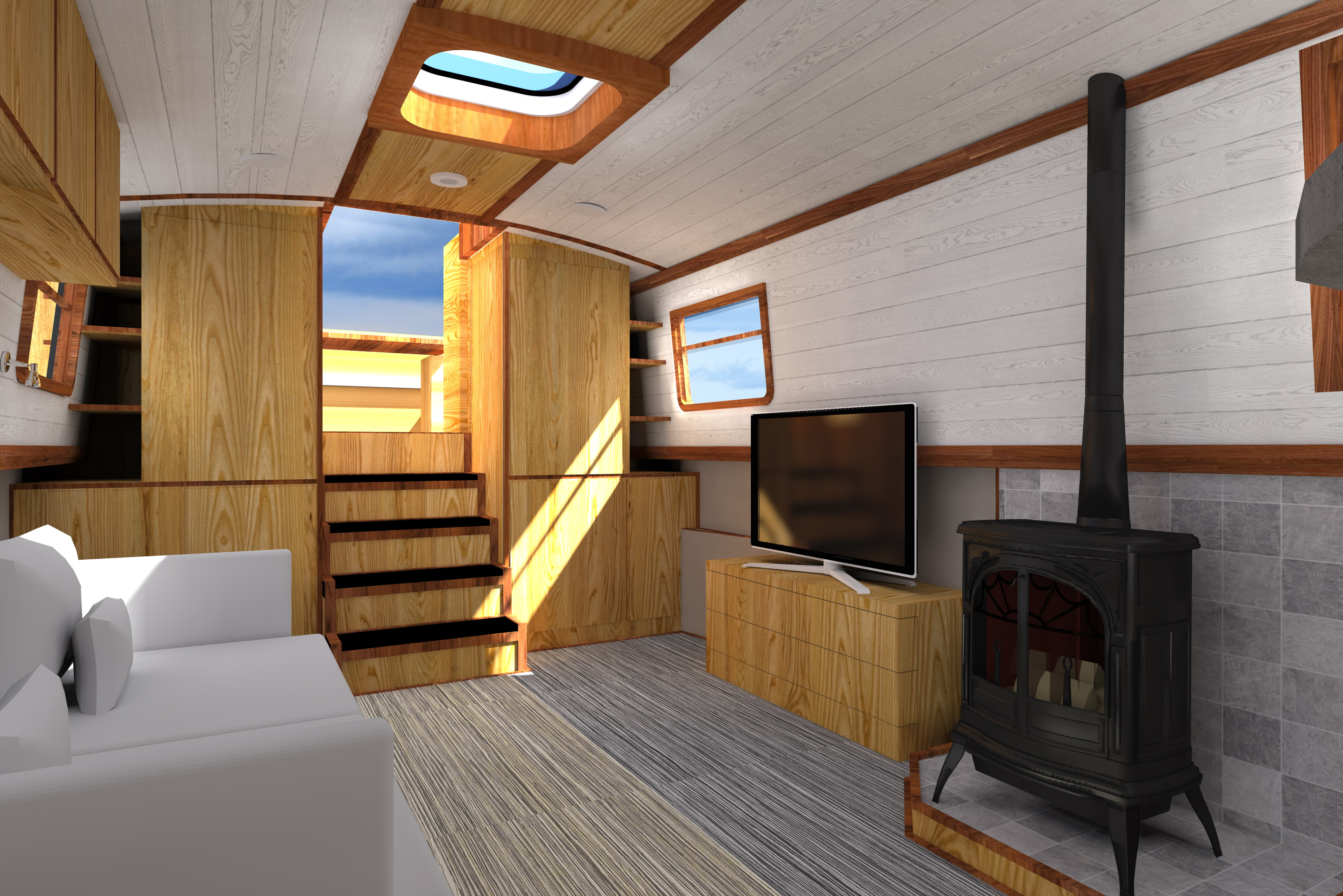 CANAL BOAT TB2 layout VCB-5