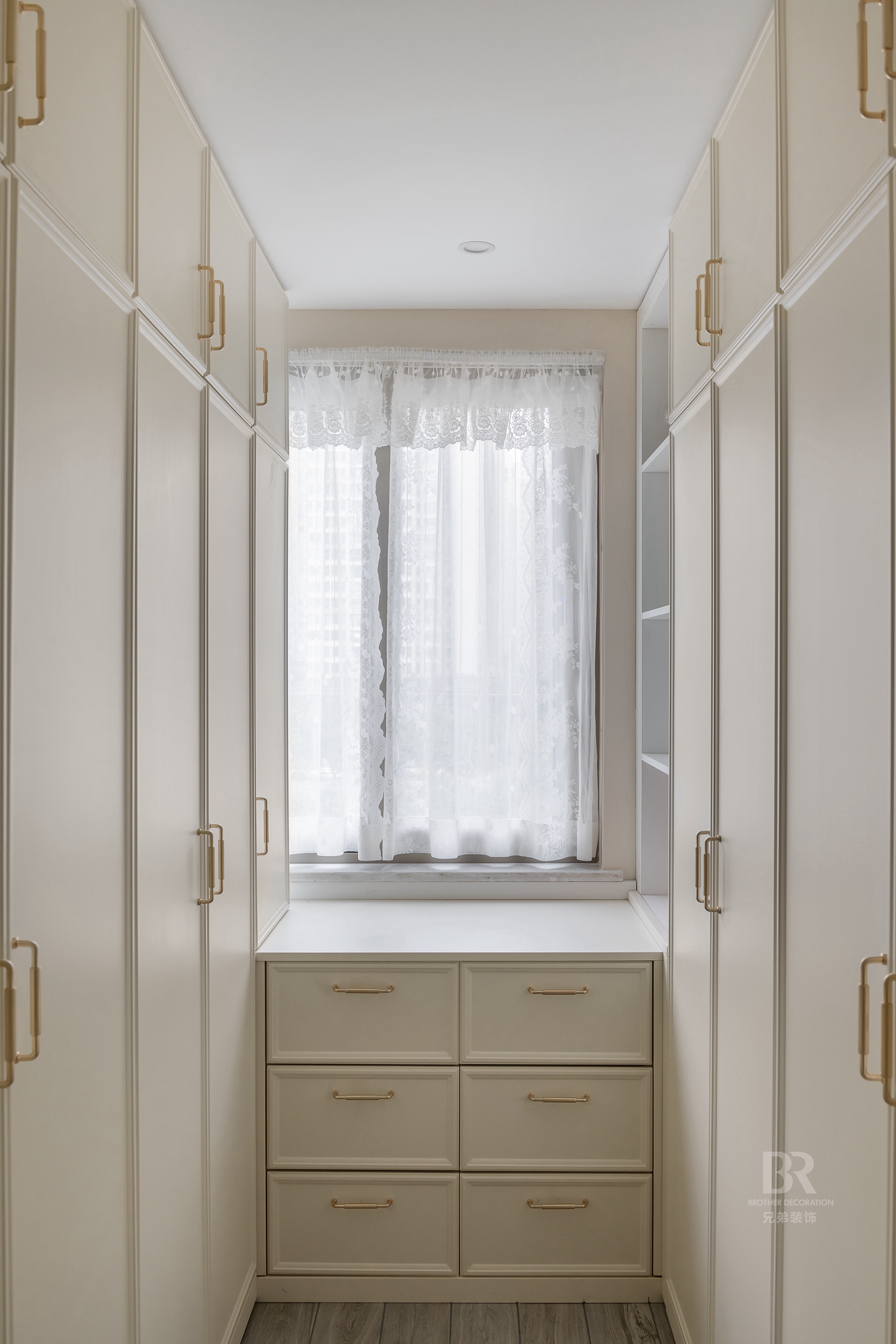 重庆阅江阁 88㎡奶油风格闺房设计丨重庆兄弟装饰公司-23