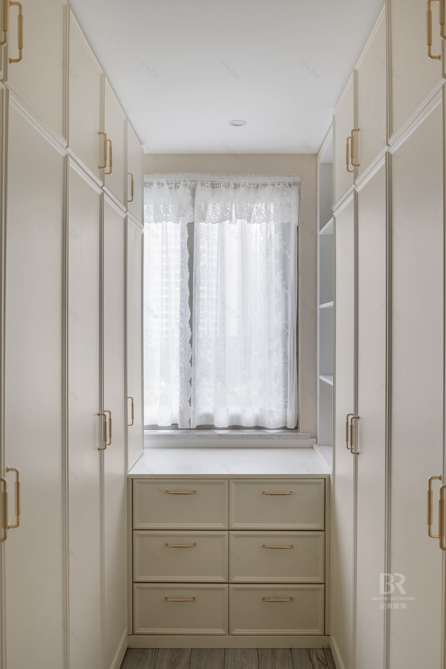 重庆阅江阁 88㎡奶油风格闺房设计丨重庆兄弟装饰公司-23