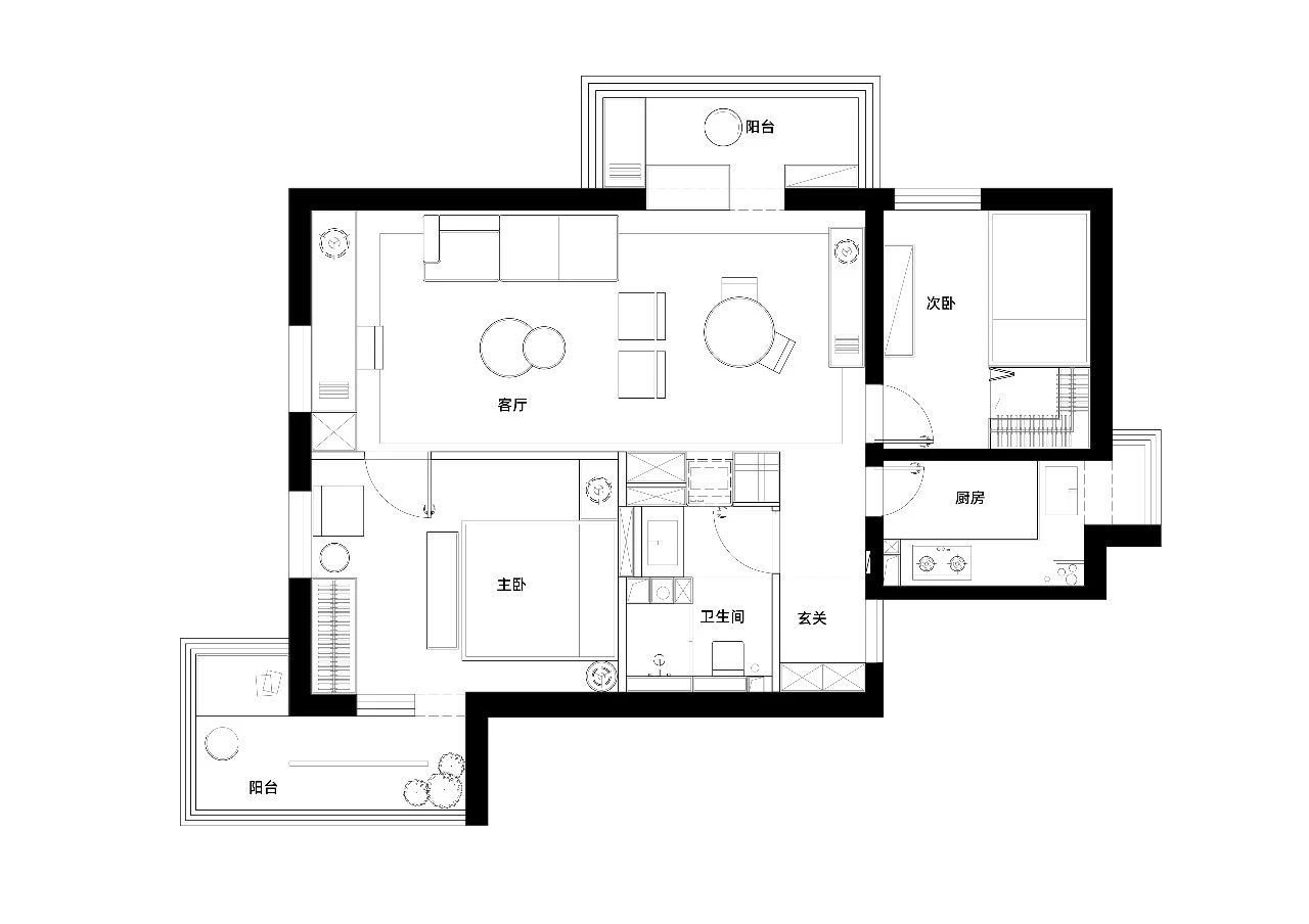 北京鸟巢旁 70㎡观景房设计丨中国北京-11