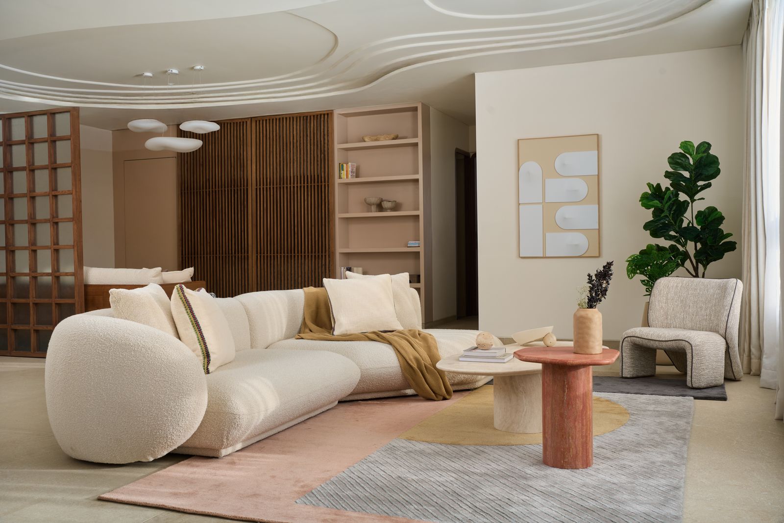 ‘Ethereal Curves’孟买公寓-11