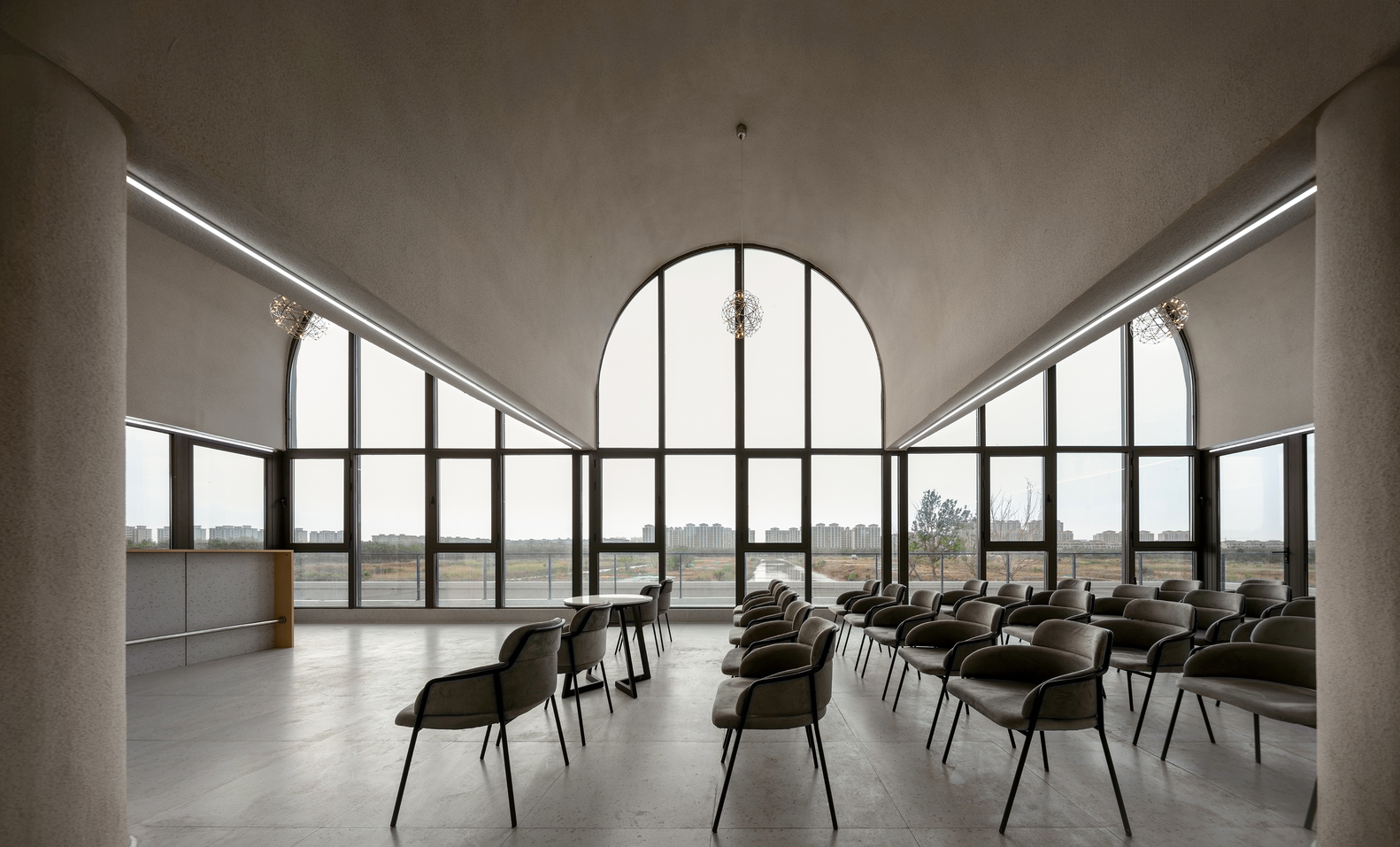 多元曲面屋顶的创新加油站设计丨中国东营-18