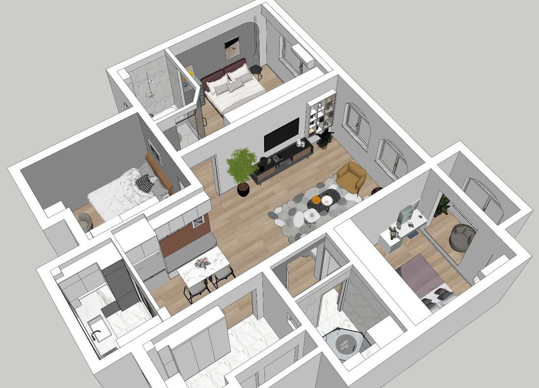 空姐之家 | 舒适实用空间设计-6