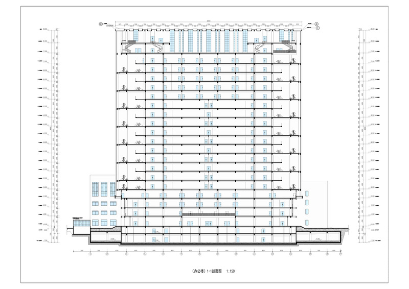 陕西公路勘察设计院现代绿色办公空间-24