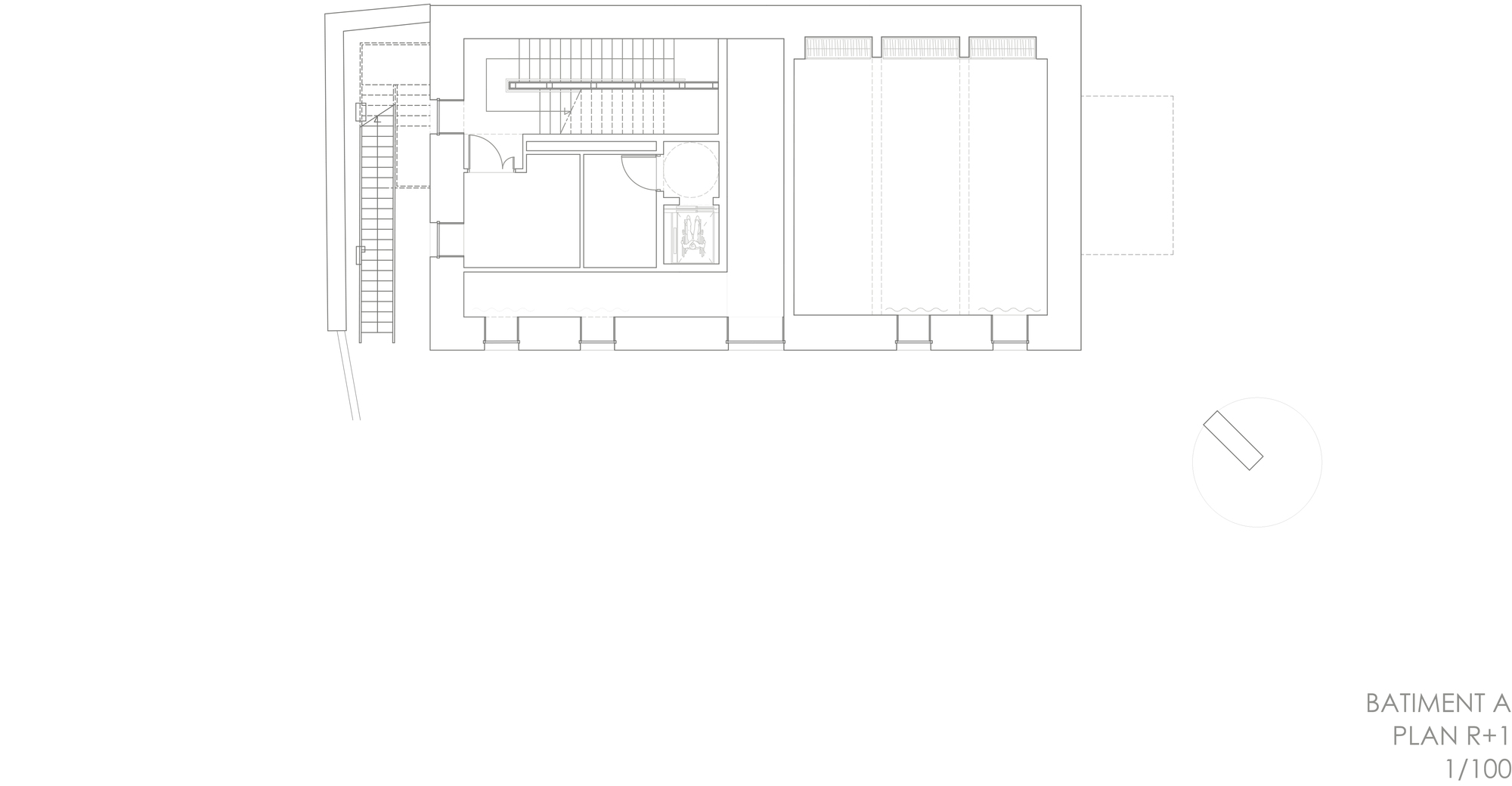 Rotation Workshops 多功能厅和协会大楼丨法国丨ACAU Architects-36