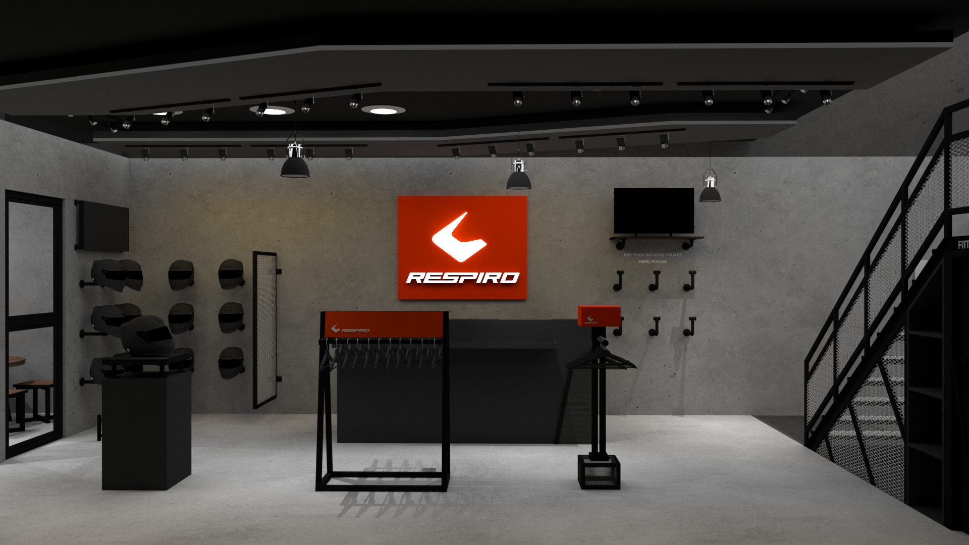 骑行服装商店设计丨Titik Hilang Design Studio-12