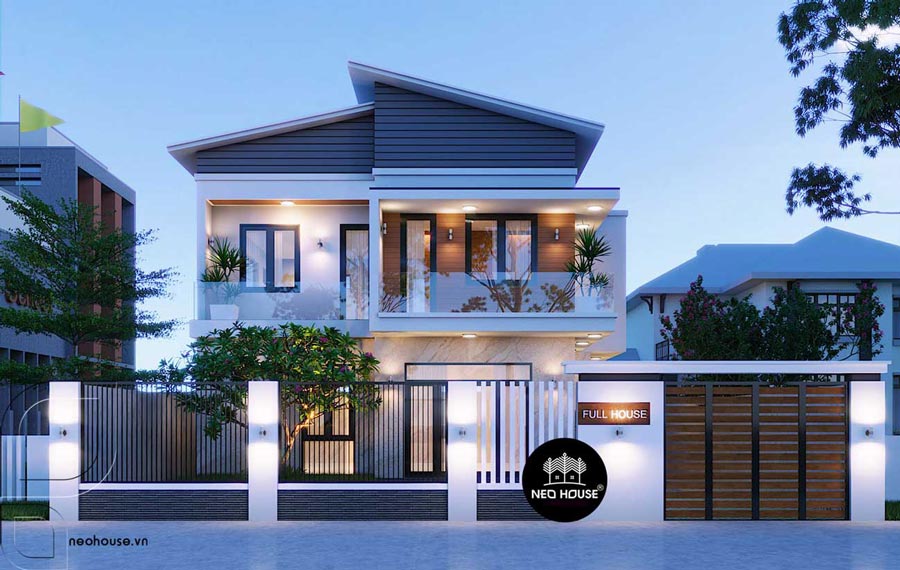 35套二层坡顶别墅设计方案丨NEOHouse vn-32