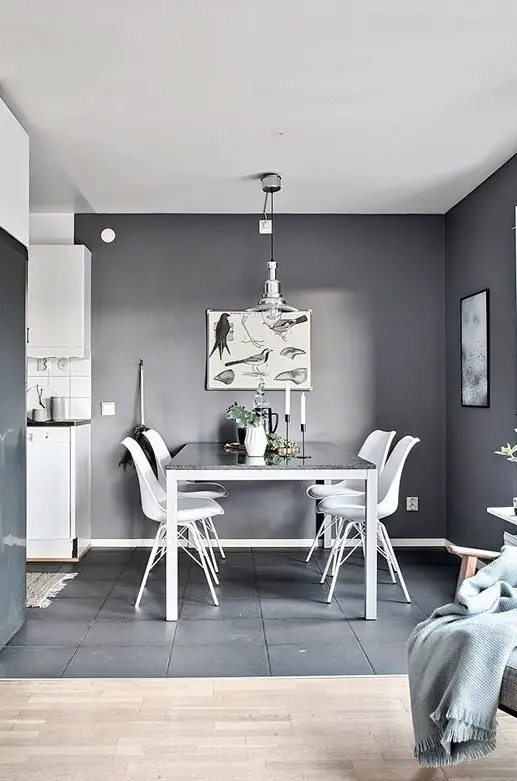 "弧形窗封闭的独特阳台 | Scandinave 风格公寓设计"-3