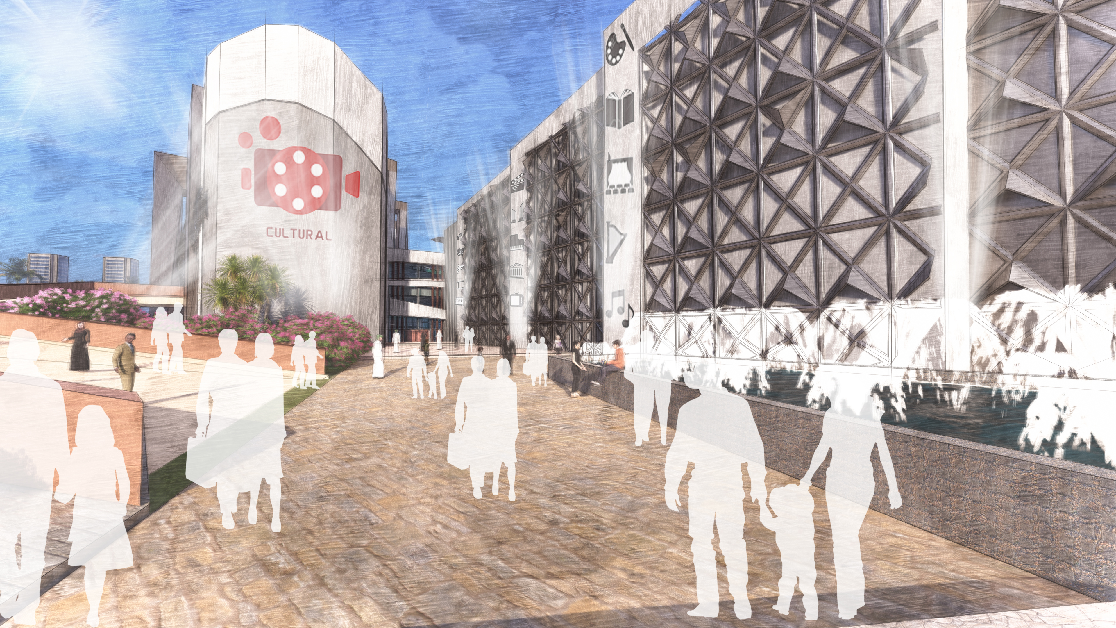 meeting point·（艺术文化交流中心）丨Helwan University 工程学院 Materia 系-26