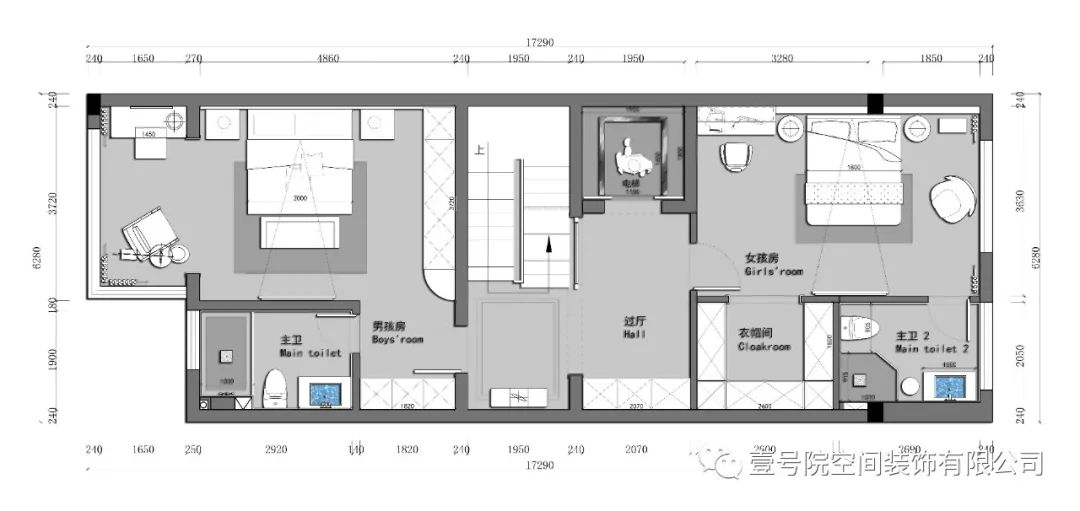 现代简约别墅设计丨壹号院空间装饰-47