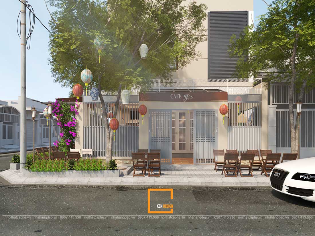 Cafe Yên翻新设计丨越南河内丨Ken Design-13