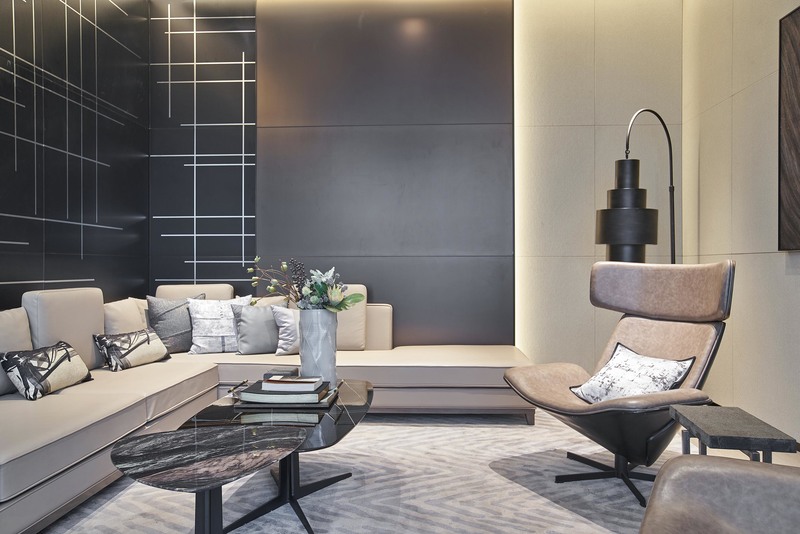 沈阳龙湖天奕售楼处——现代亚太文化交融设计-12