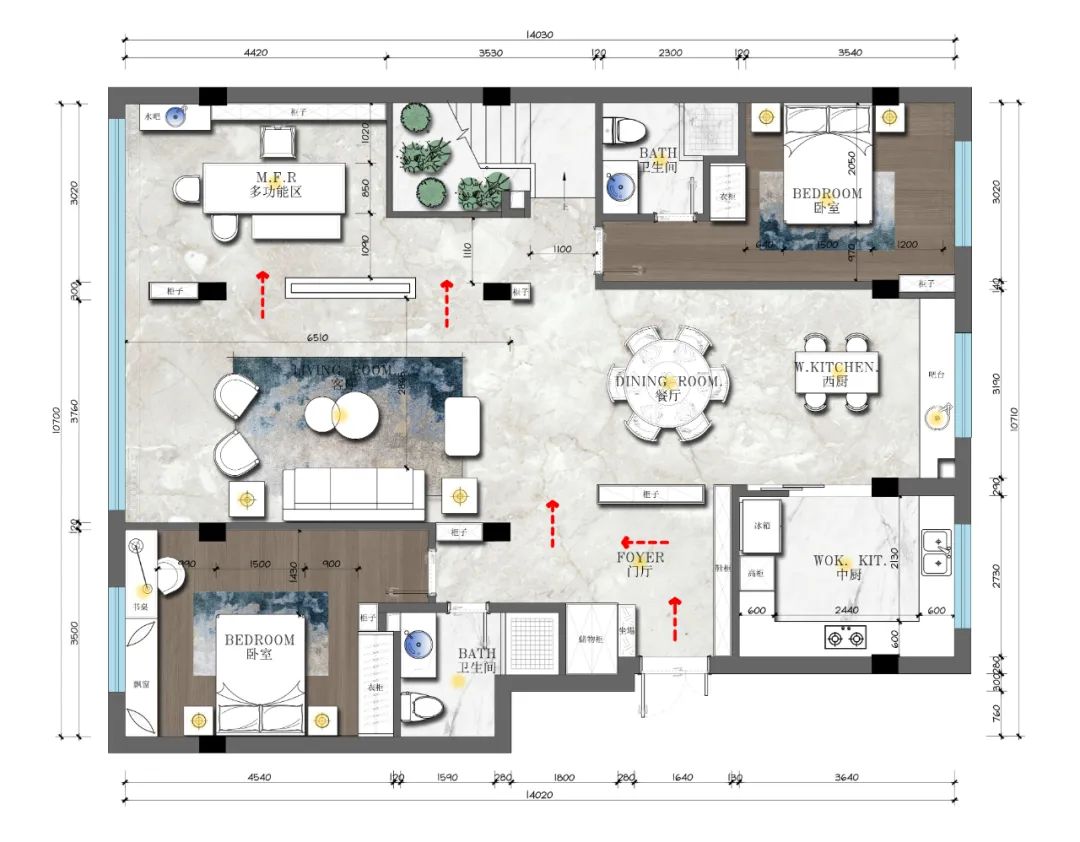 极简轻奢义乌 326㎡贵气住宅设计丨大有团队-6