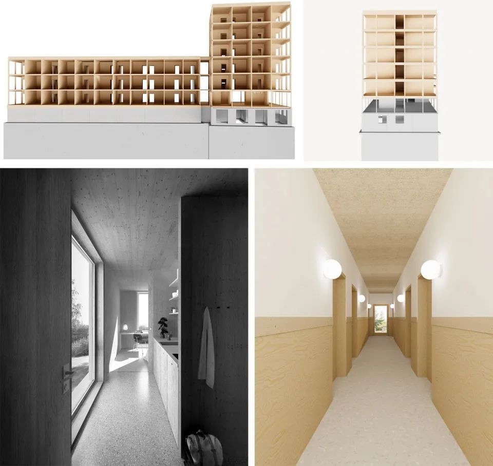 Kallerud学生公寓：模块化木结构住宅-109