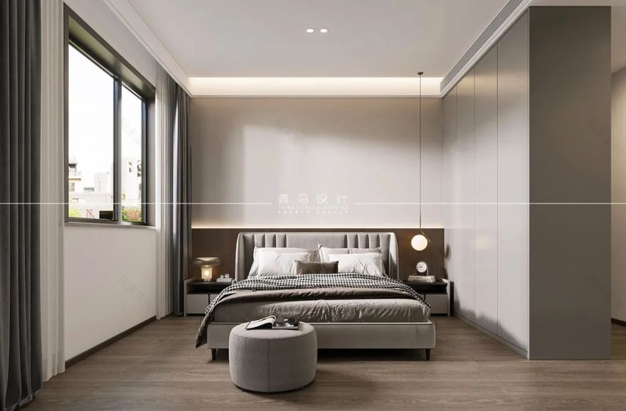 御河上院现代下叠别墅设计丨中国西安丨青马别墅设计-34