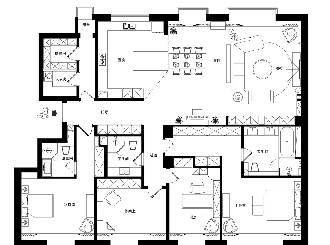 爱之岛 · LDK 一体化设计展现未来感-2