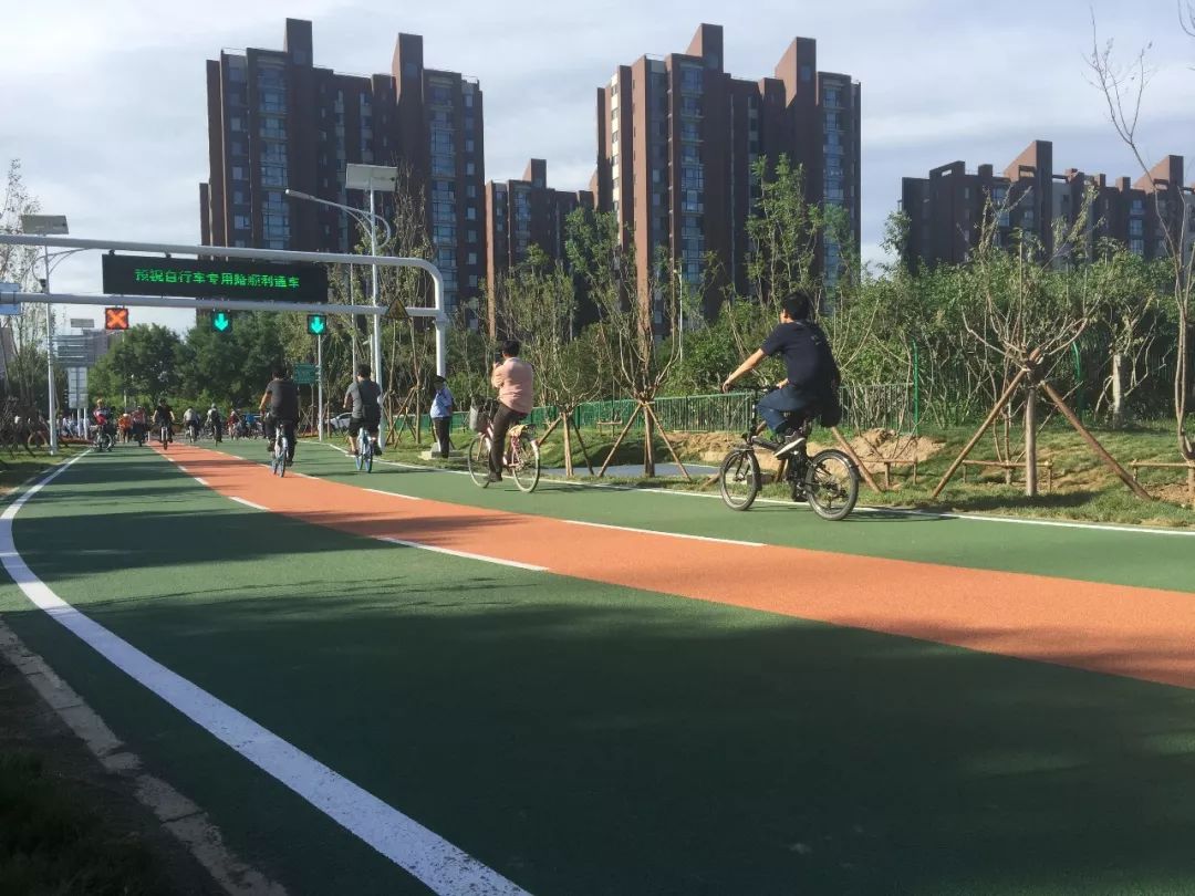 北京首条自行车专用路开通,设计亮点逐一解析-8