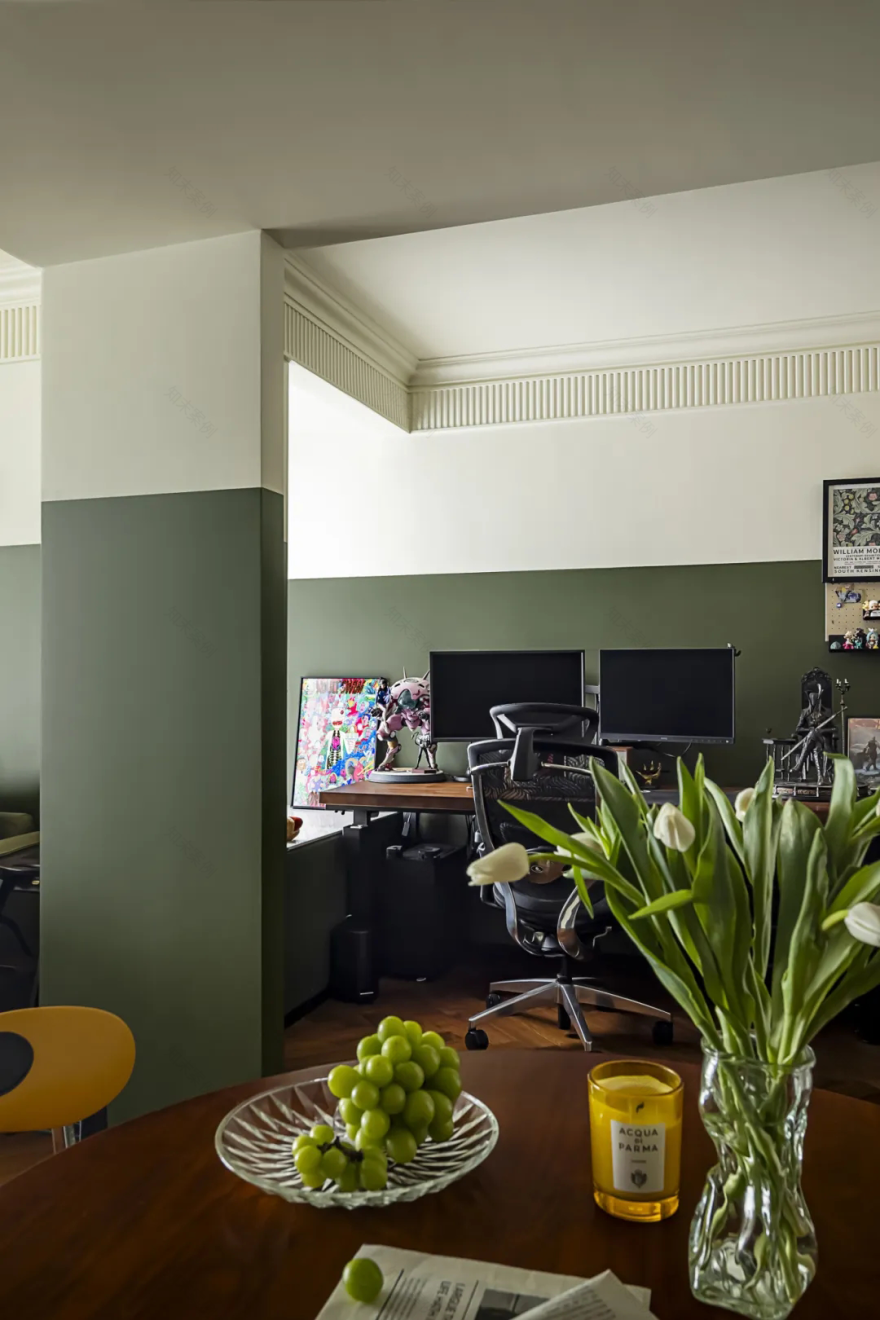 臻溪空间设计|中古加点色彩,形色兼备,丰盈有趣!丨中国上海-35