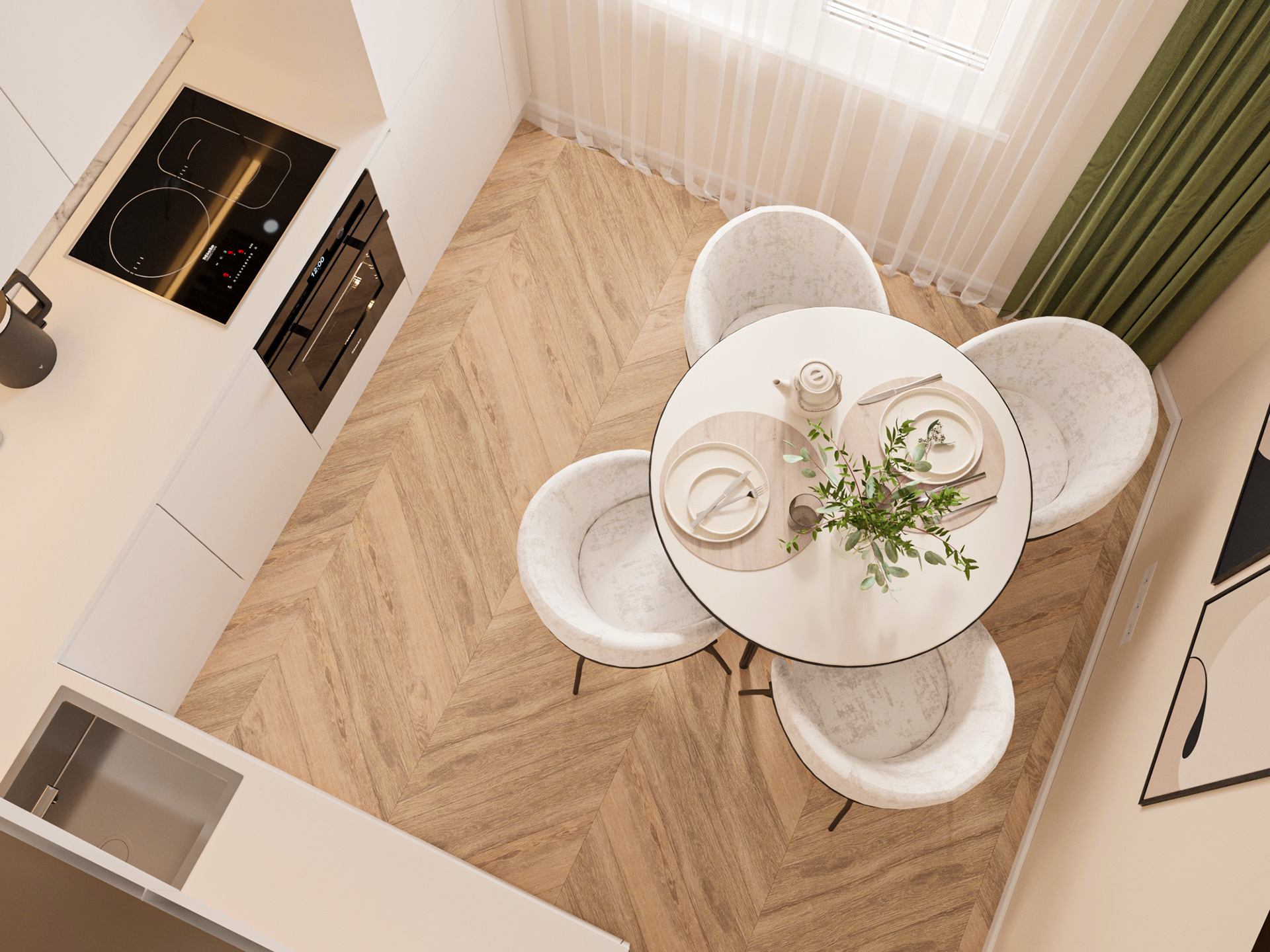 42 平米一居室设计丨白俄罗斯明斯克-18