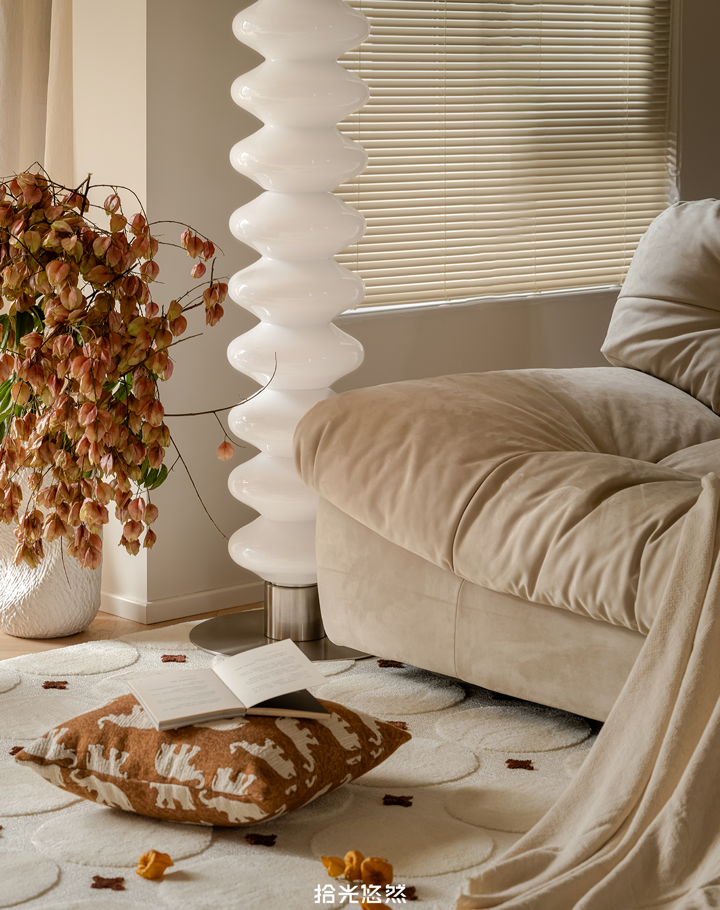 奶油风一人居设计-8