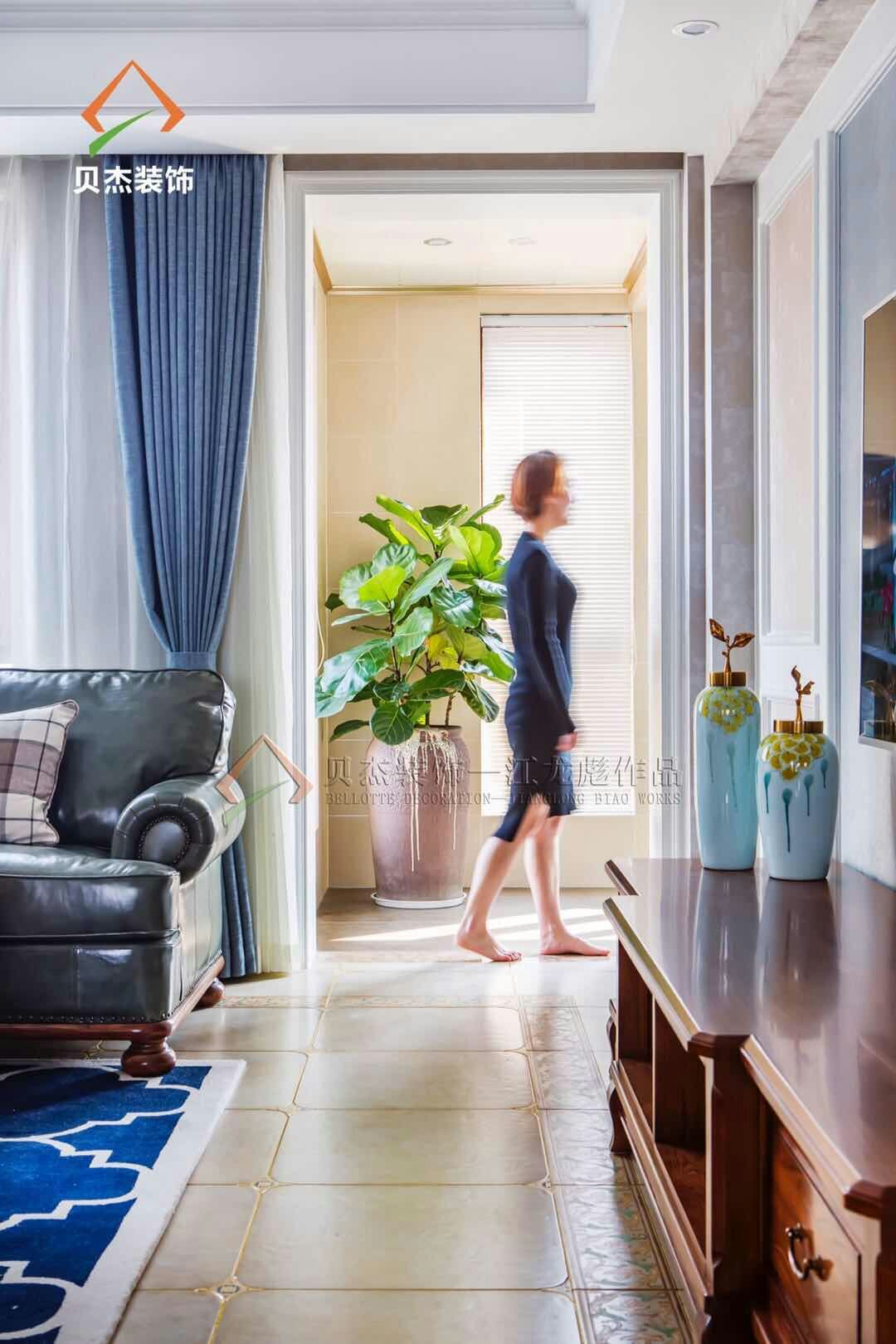 【贝杰装饰】— 天伦名苑丶美式风格《梦·绽放》-27