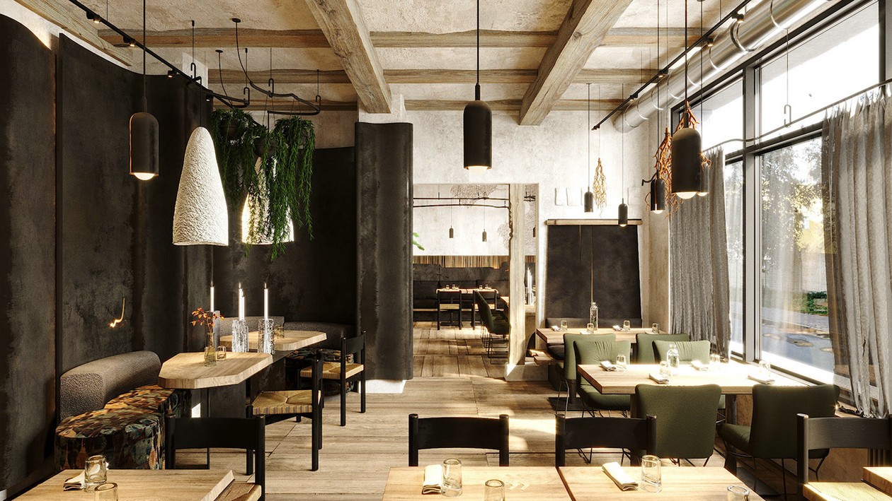 圣彼得堡150㎡格鲁吉亚餐厅-22