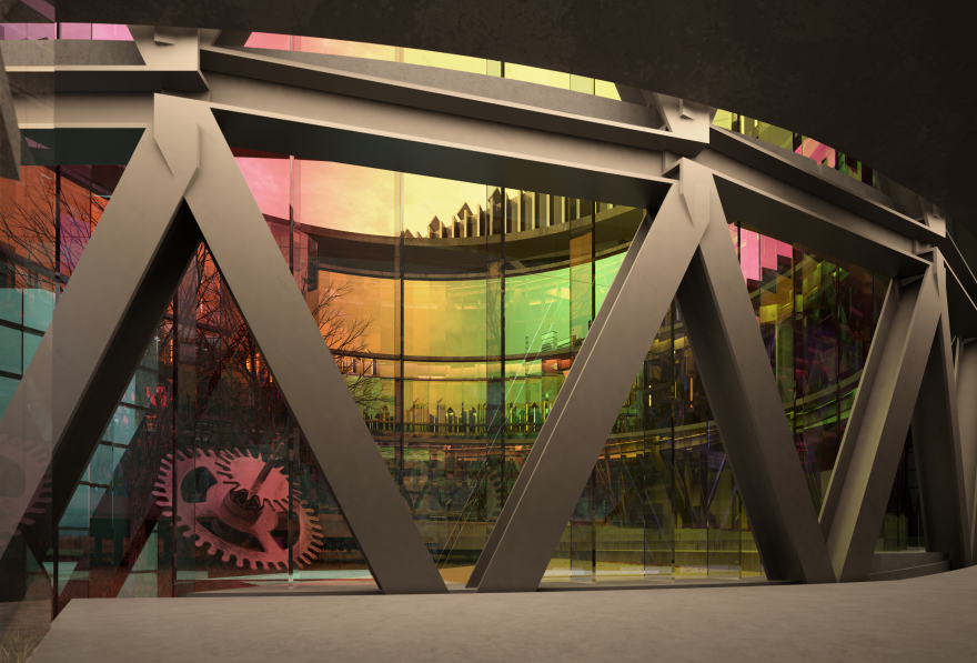 螺旋舞动,ARCHSTRUKTURA 打造独特展览中心-19