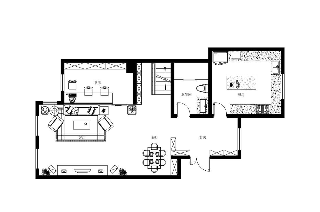 北京 230㎡现代简约别墅,灵动空间与生活温柔相拥-4