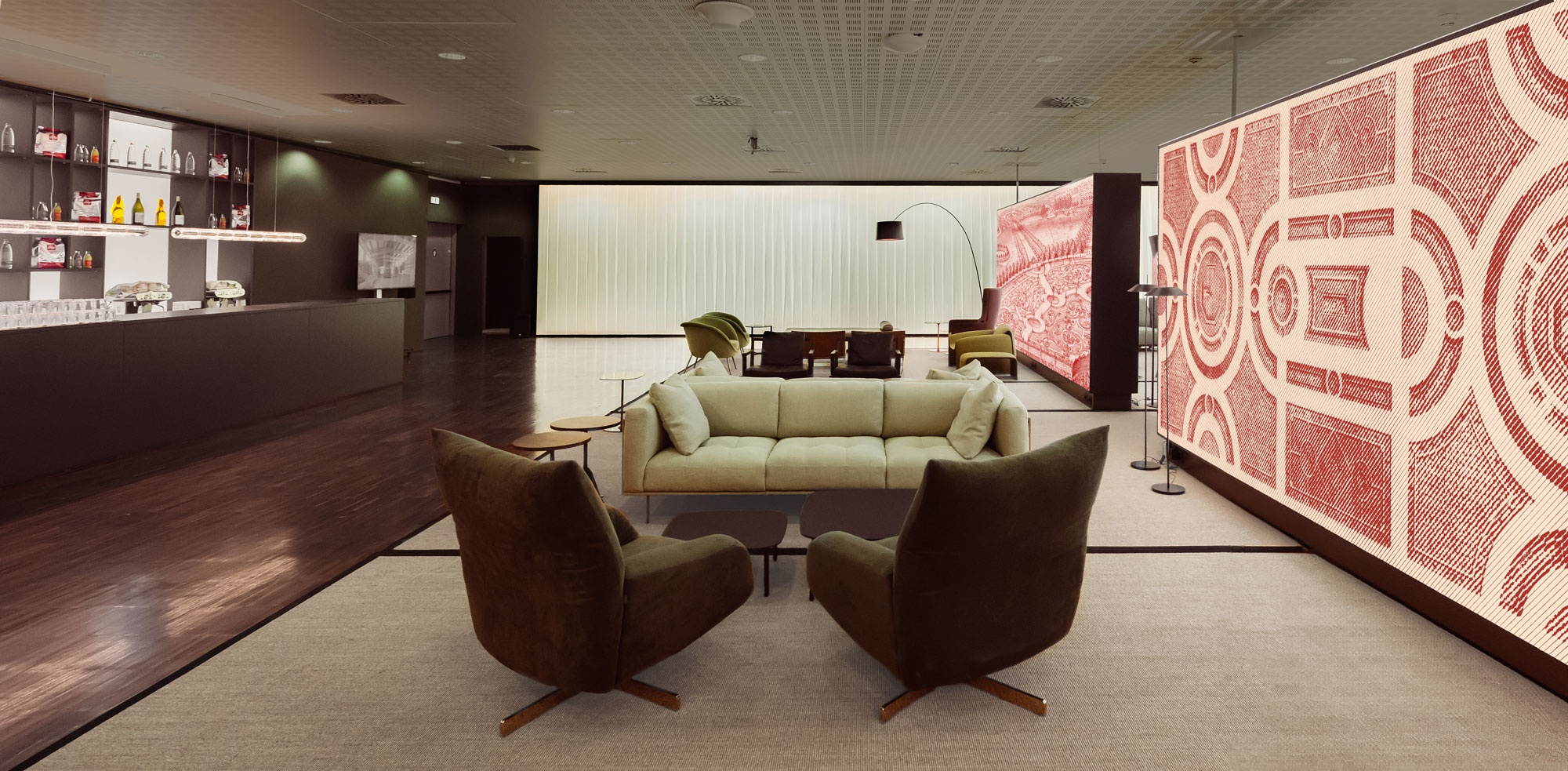 米兰国际家具展 - Red Lounge 和餐厅 | Lissoni＆Partners | 2024 | 意大利-1