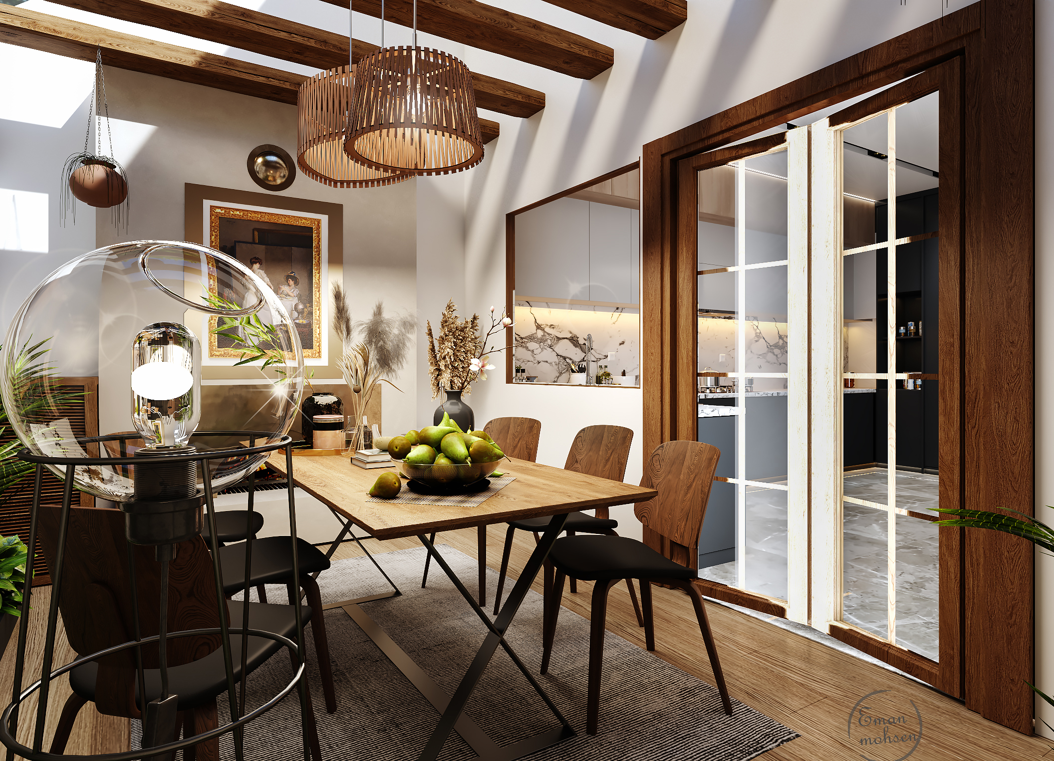 厨房,户外用餐空间设计丨埃及开罗-8