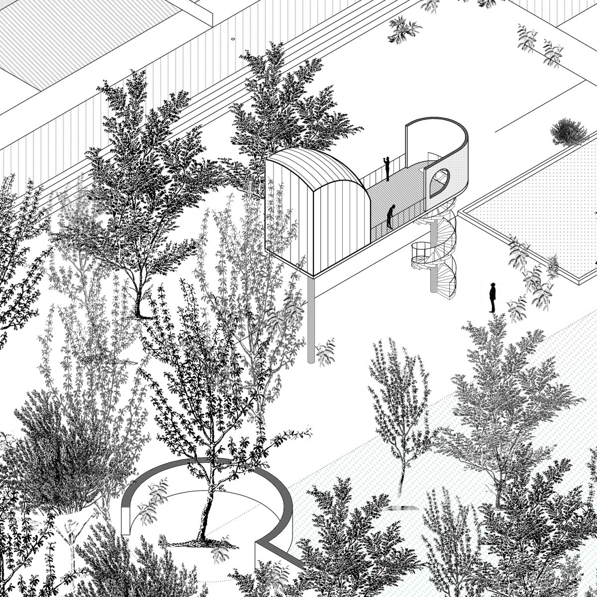 Urban Development of the NAGREF competition (3rd prize) - object-e.net-30