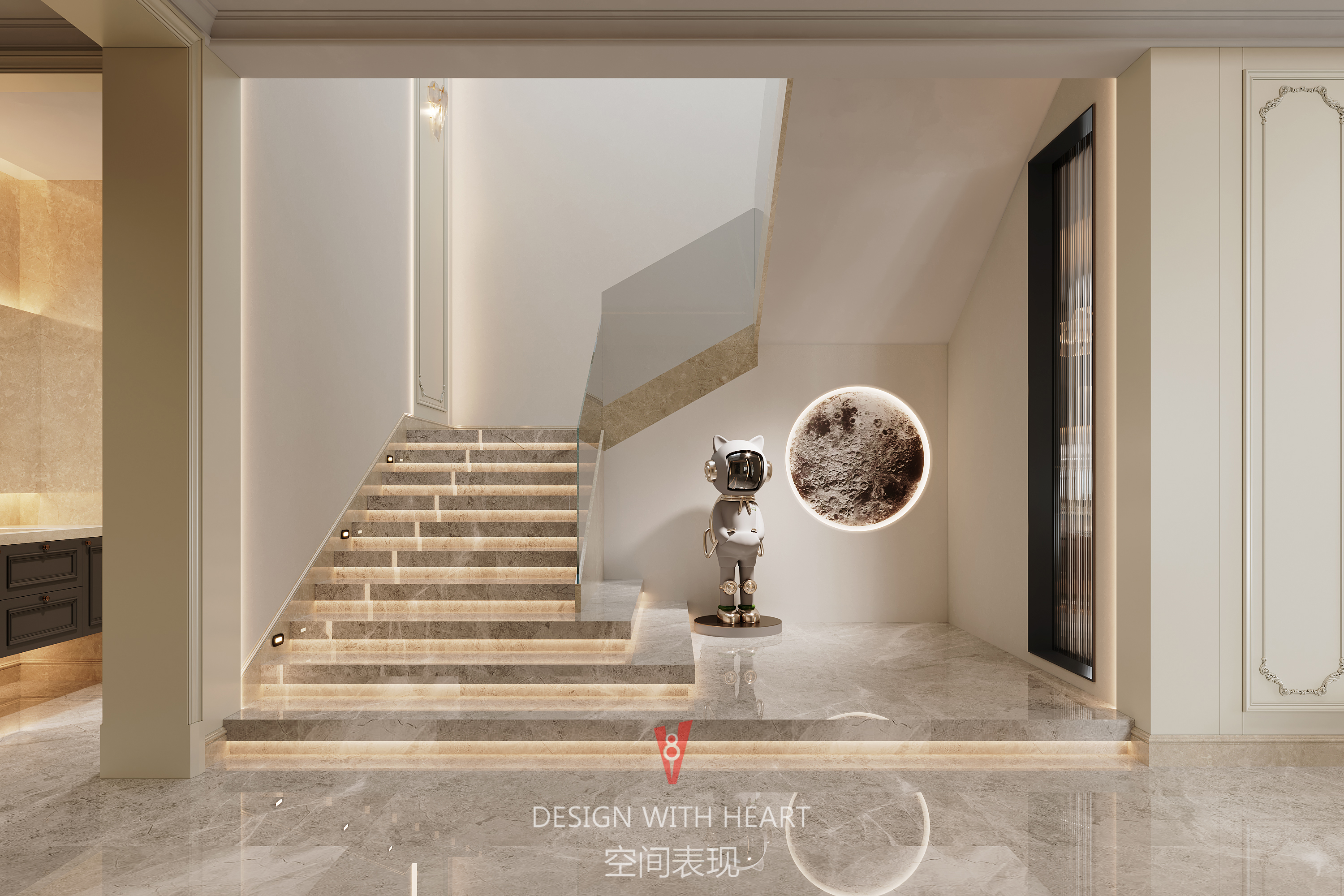 V8空间表现 | 充满高级感整套家装效果图-3