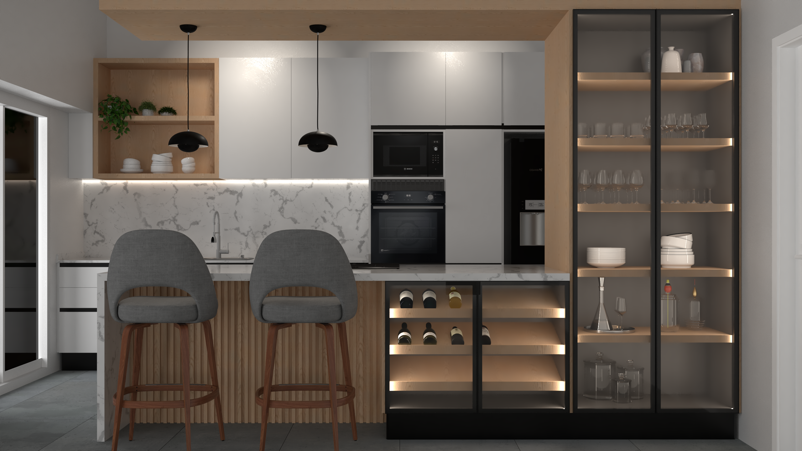 Ramallo建筑可视化,电视架可视化等多个项目丨micaelasanmartin-25