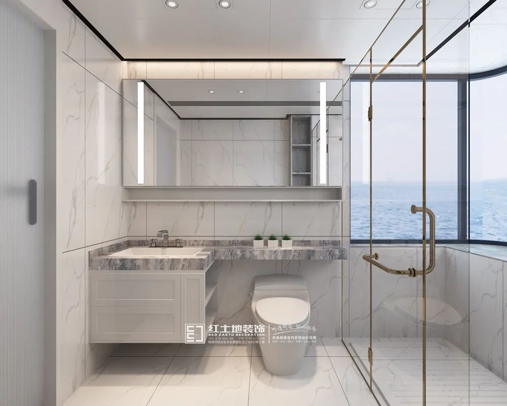 现代轻奢海景大平层,打造优雅魔力空间-42