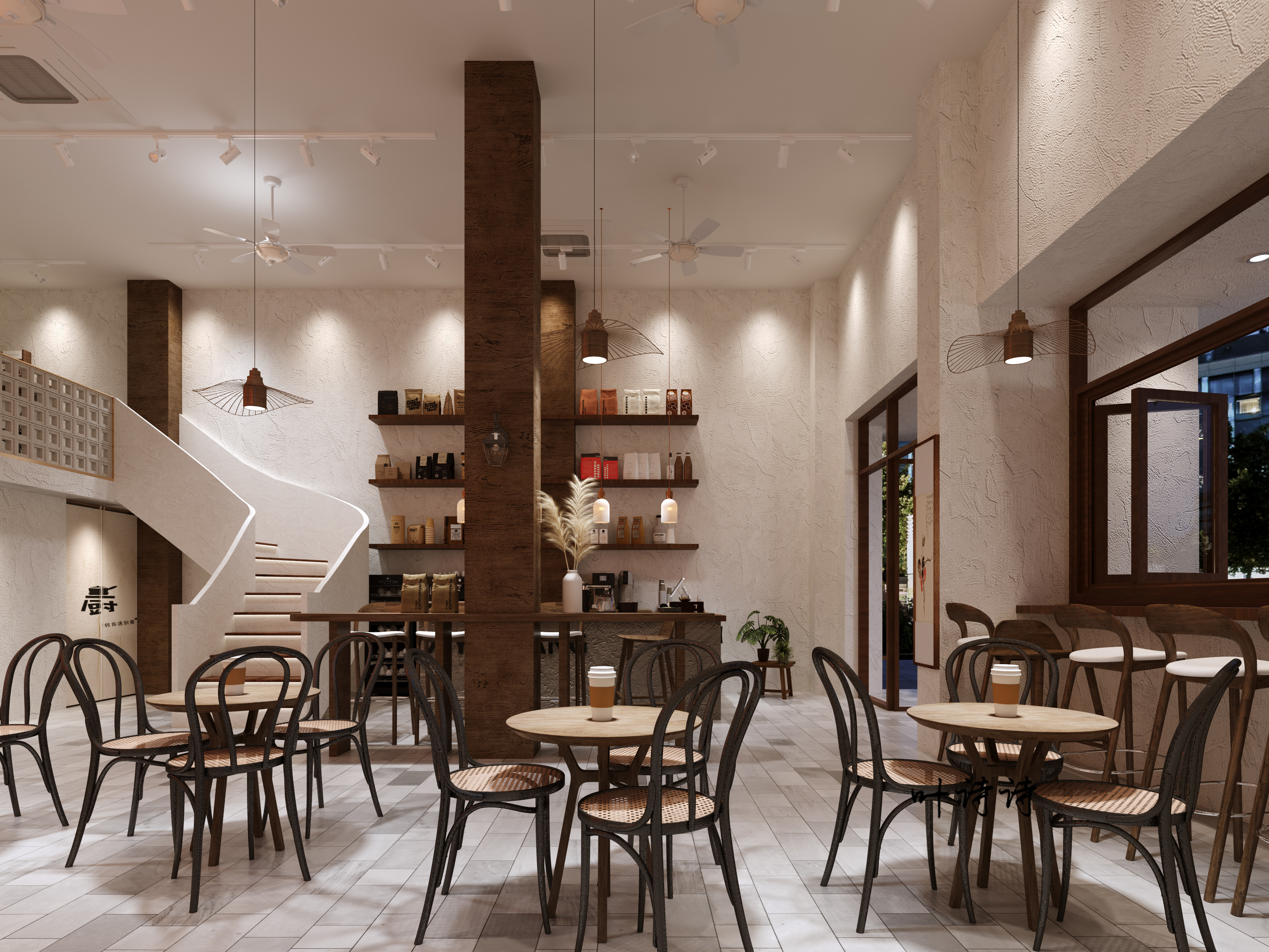 商业空间|奶茶店设计-3