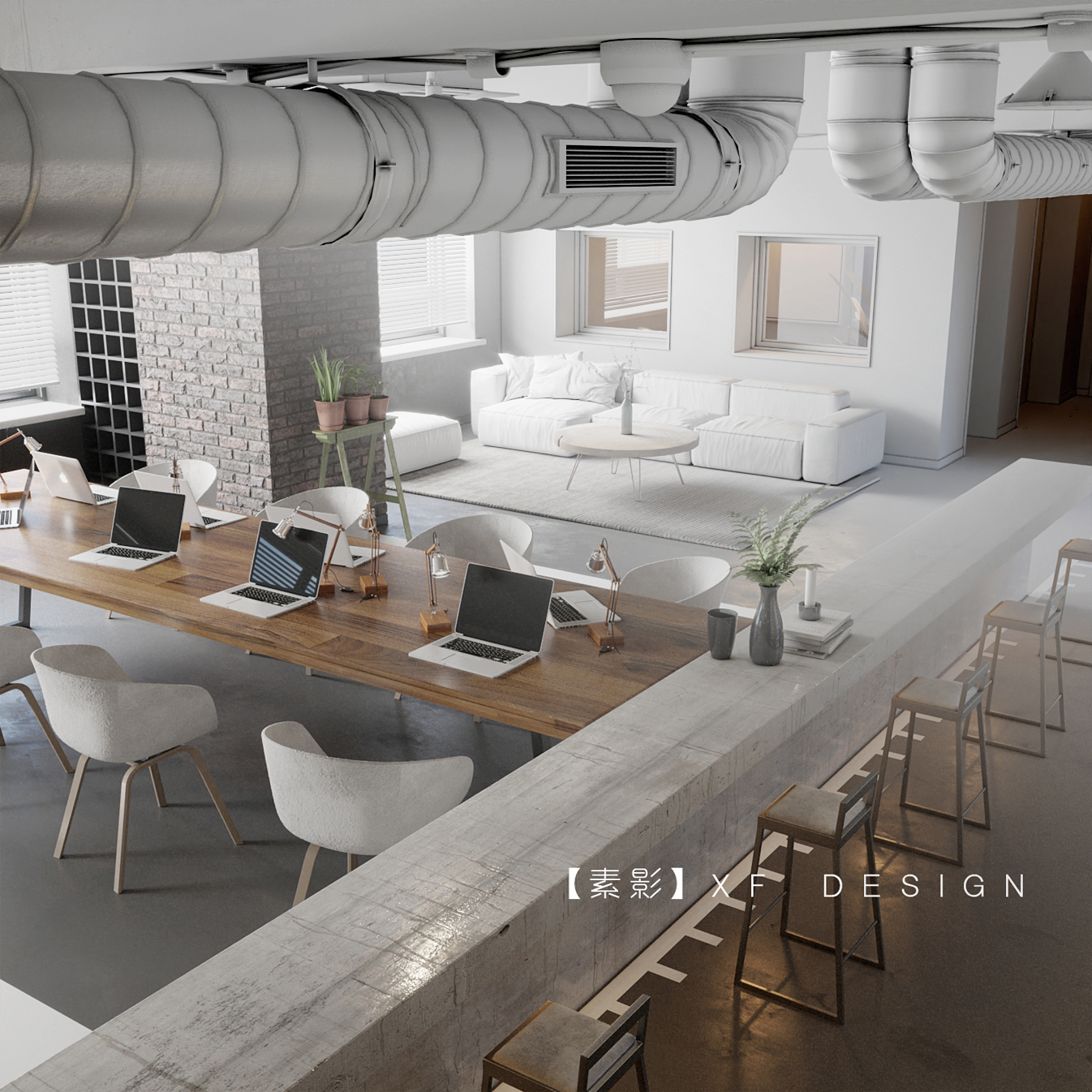 素影建筑 · 现代简约办公室设计-15