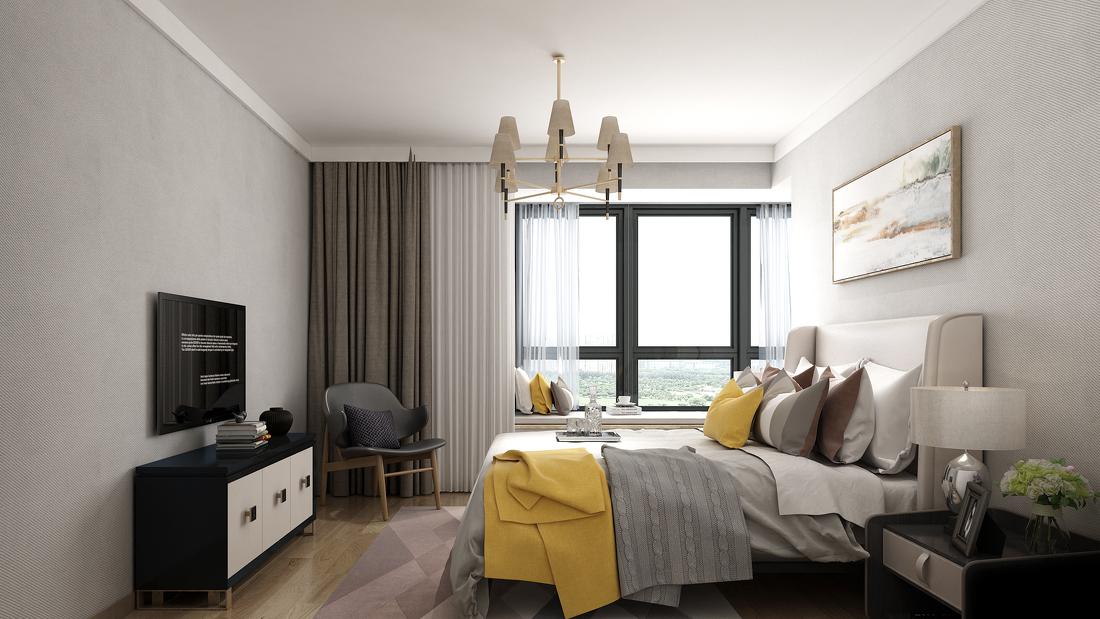 
现代简约风格三口之家 -8