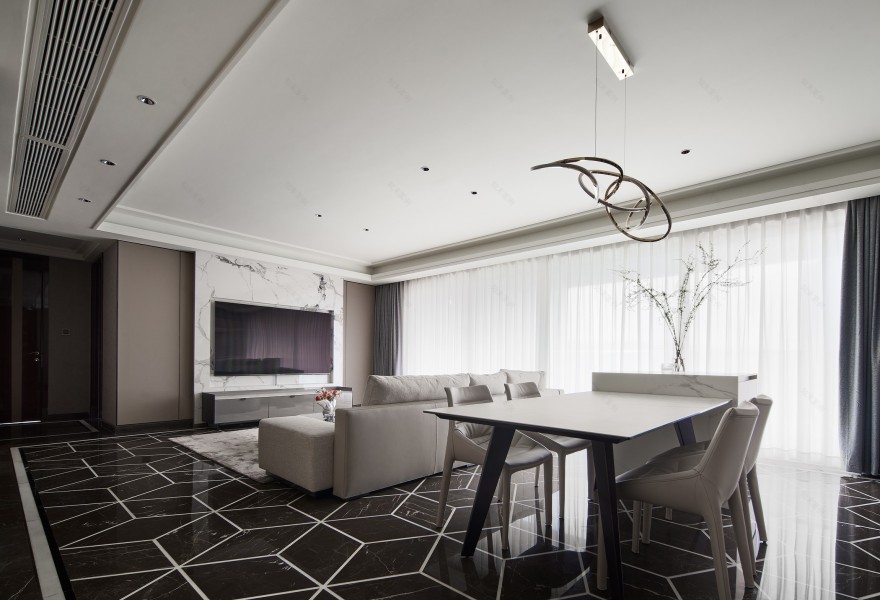 意式极简大平层私人订制丨中国杭州丨力设计-26