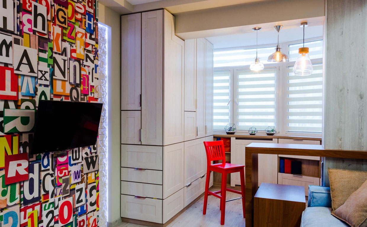 基辅30平米一居室公寓设计丨乌克兰基辅丨Art  Studio团队,设计师为 Ксении Батищевой-5