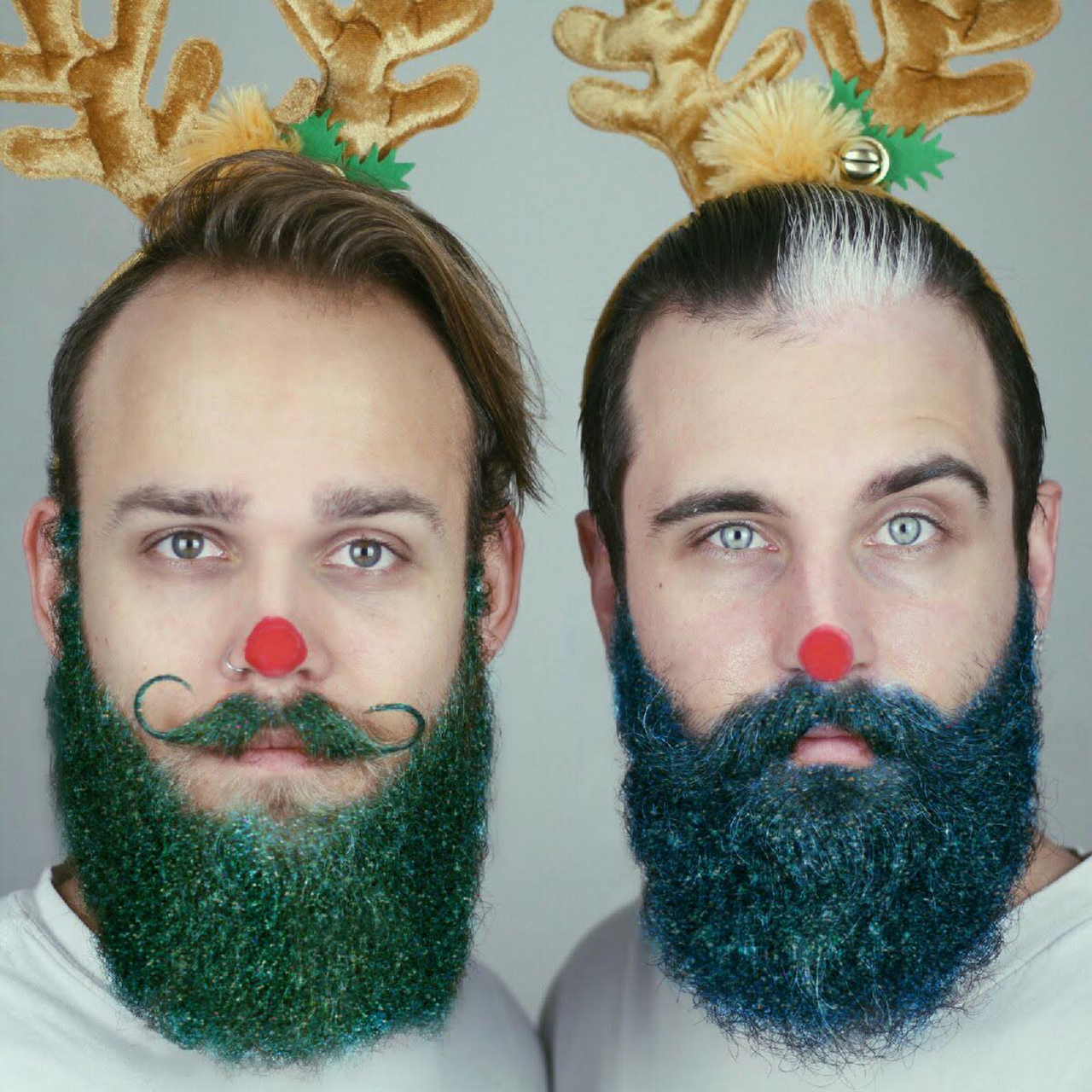 创意闪耀,同性胡须装饰的艺术-16